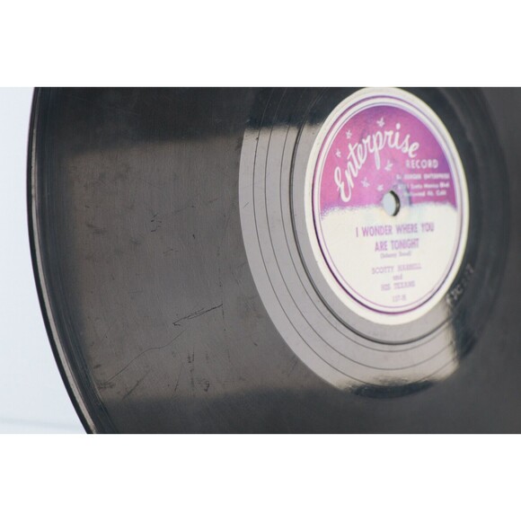 Scotty Harrell - I Wonder Where You Are Tonight / Place For Alice 78rpm Record - Picture 10 of 16
